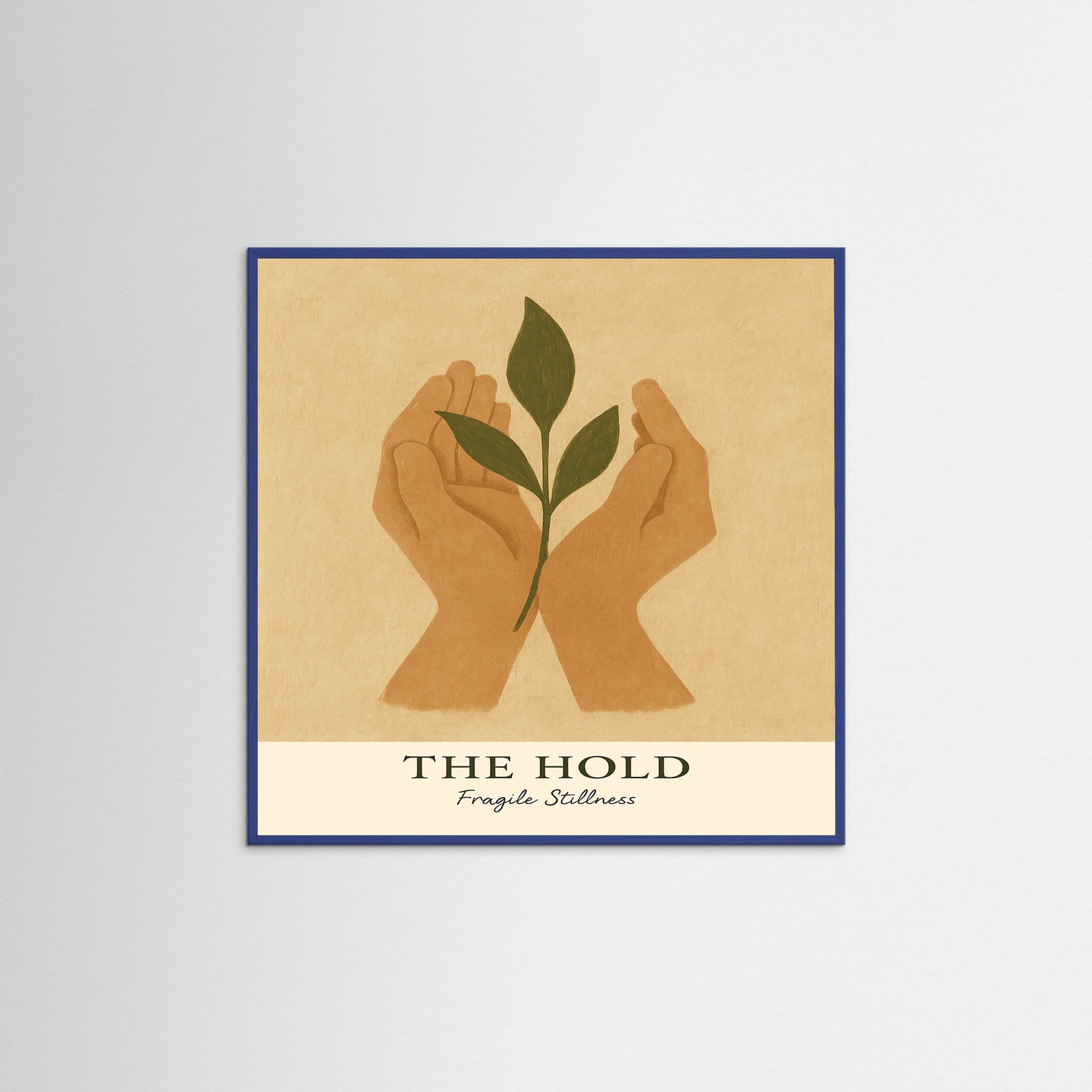 Blue Wood Square The hold