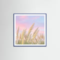 Blue Wood Square Tropical Twilight