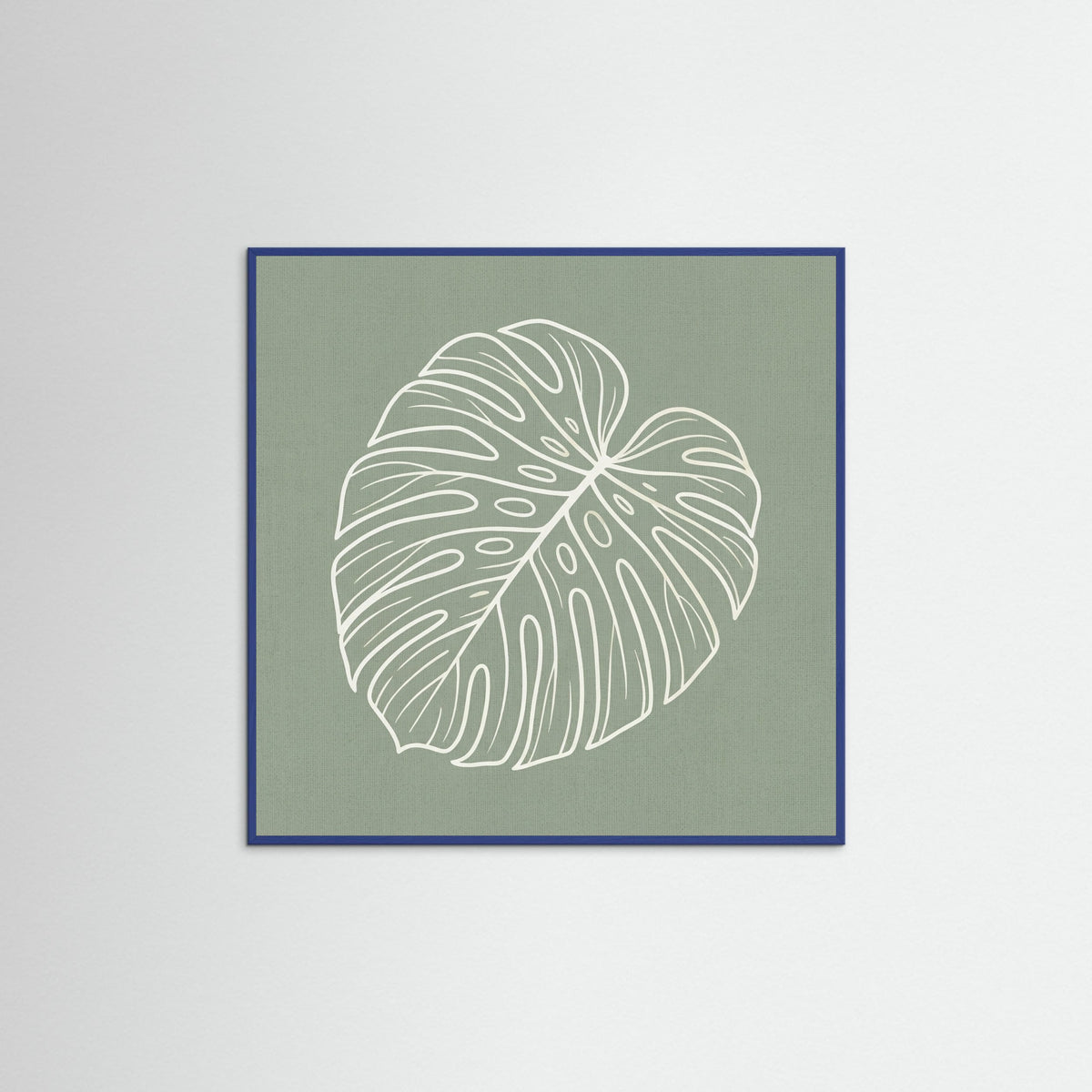 Blue Wood Square Verdant Outline