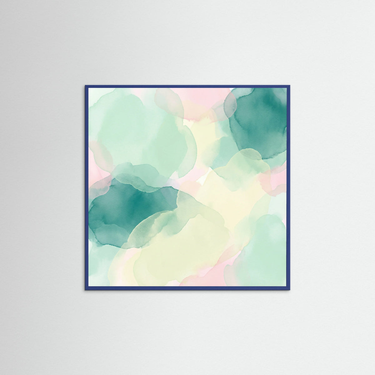 Blue Wood Square Veridian Hues