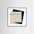 Blue Wood Square Void Structure