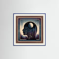 Blue Wood Square Wandering Soul