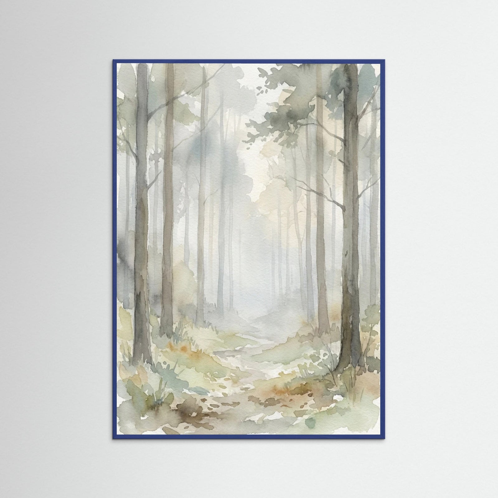 Blue Wood Still Water Echoes