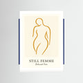 Blue Wood Still femme