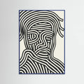 Stripe Portrait Poster – poster and art print