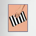 Blue Wood Striped Chic