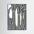 Blue Wood Striped Grace