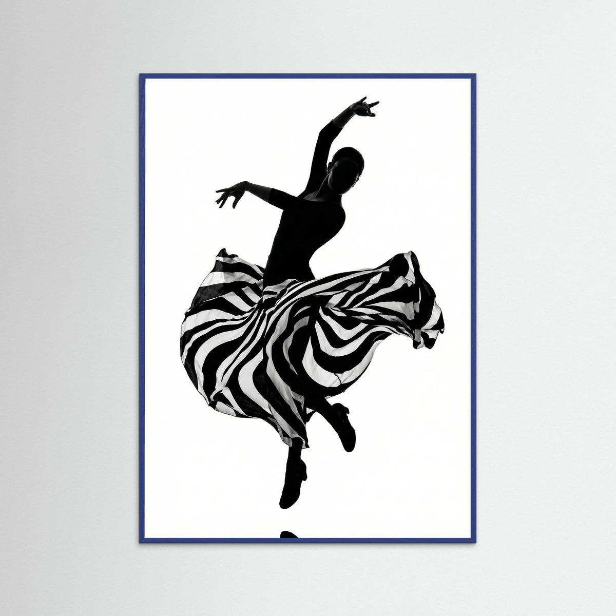 Blue Wood Striped Movement
