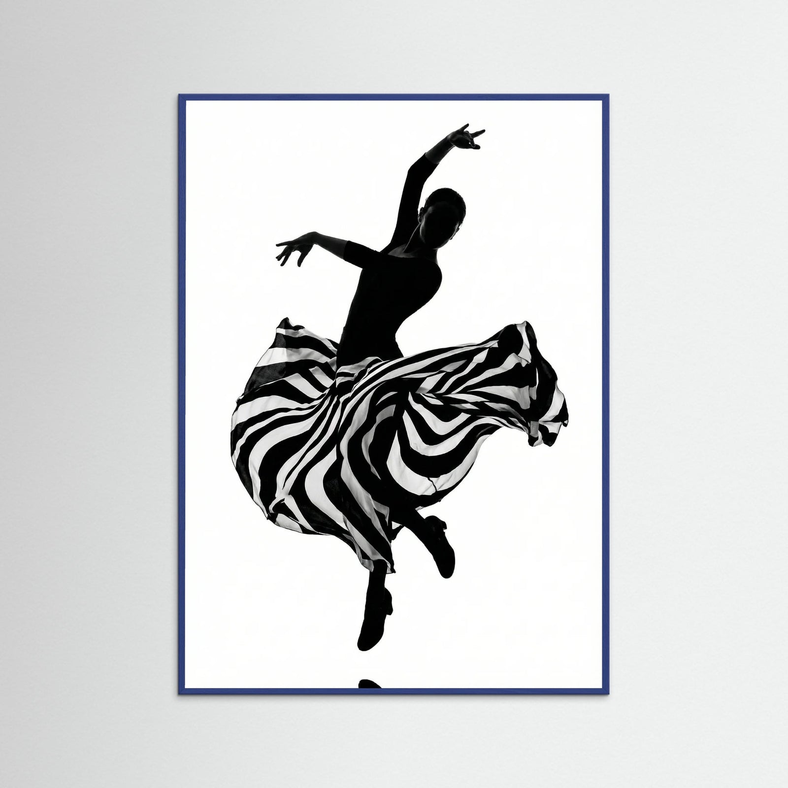 Blue Wood Striped Movement