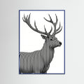 Blue Wood Striped Muse