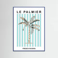 Striped Palm Tree -juliste – juliste ja taidepainatus