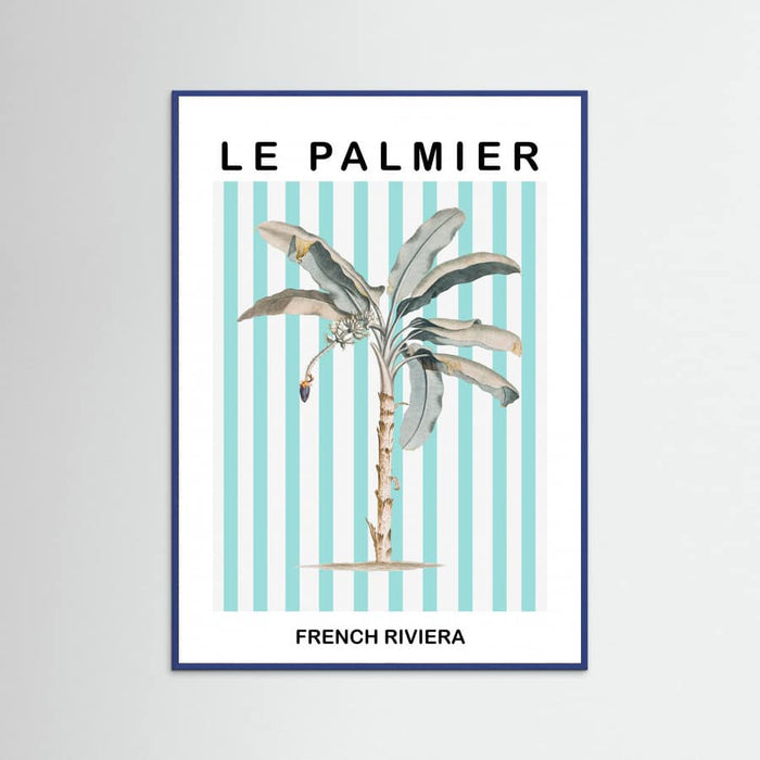 Striped Palm Tree -juliste – juliste ja taidepainatus