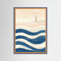 Blue Wood Striped Serenity