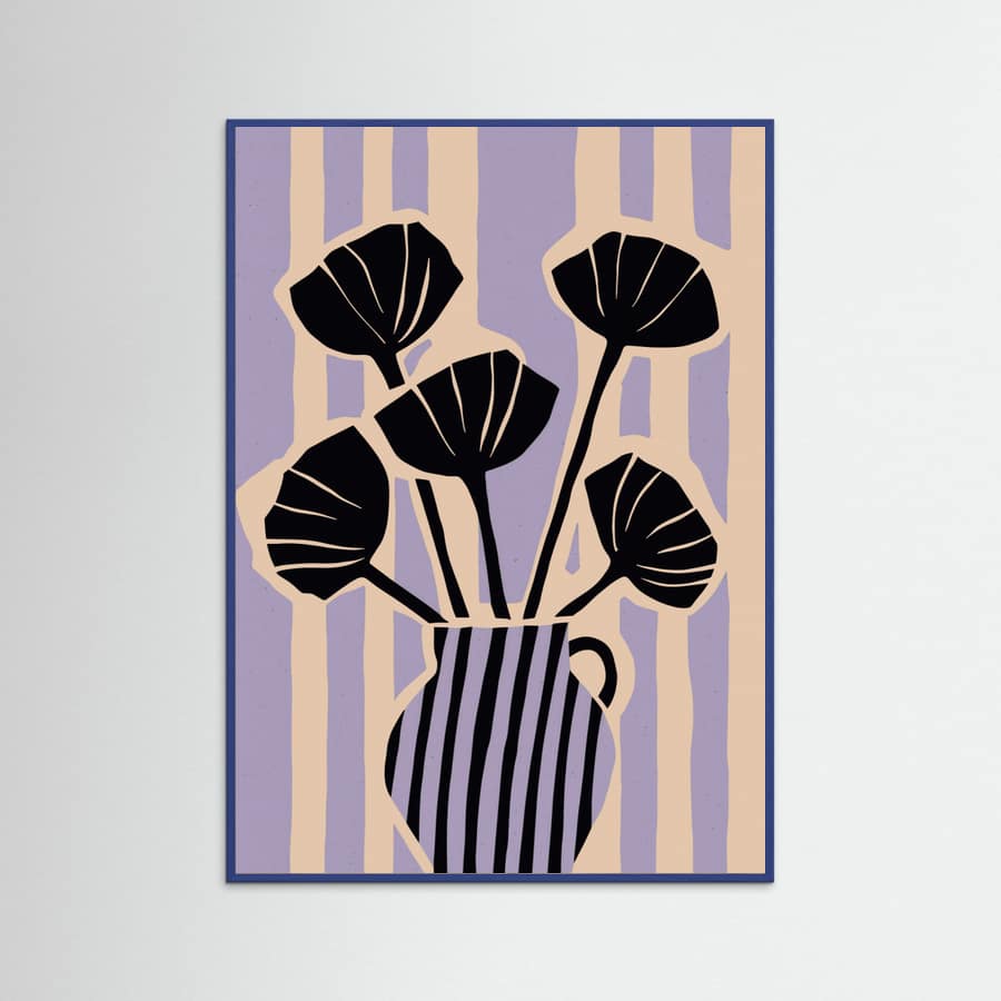 Stripedstilllifeno2 Fullsize Poster – poster and art print