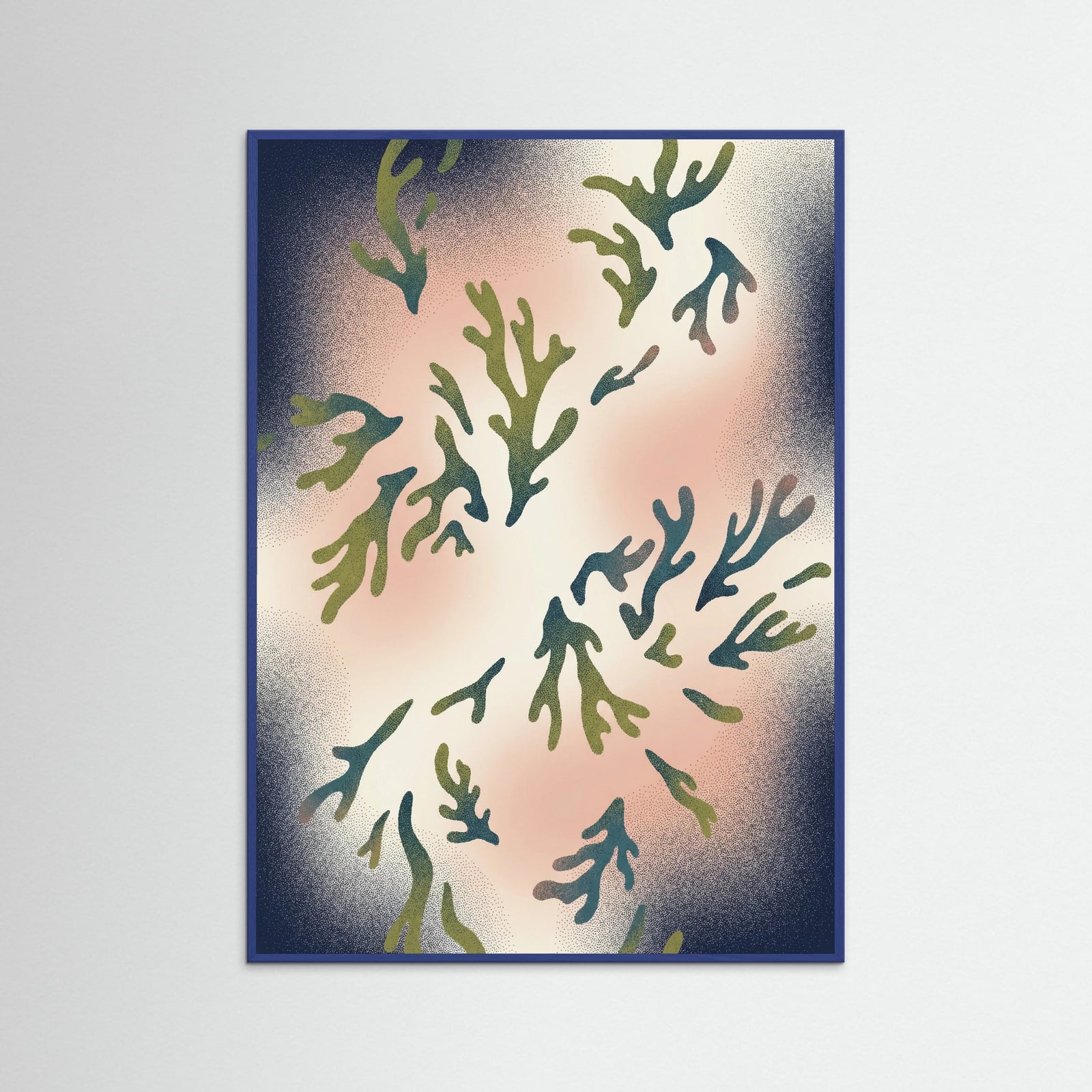 Blue Wood Submerged Reverie