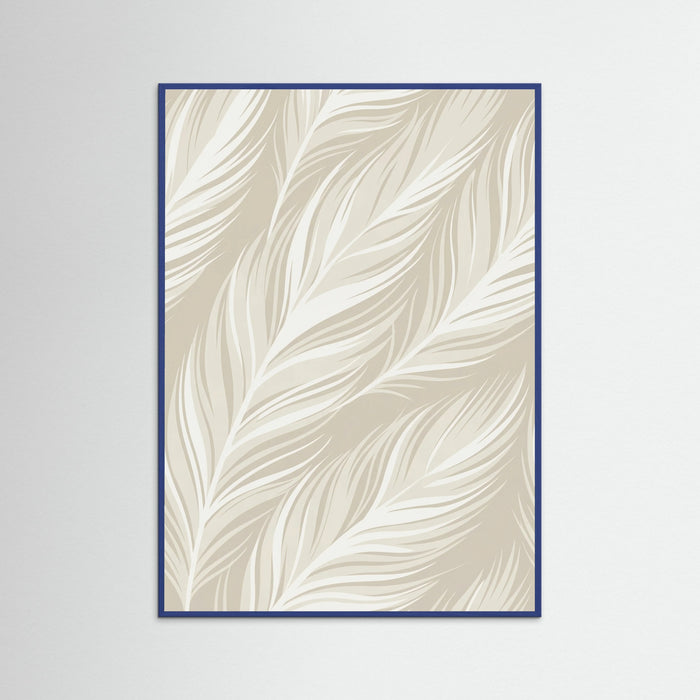 Blue Wood Subtle Botanical Flow