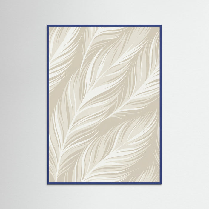 Blue Wood Subtle Botanical Flow
