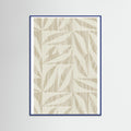 Blue Wood Subtle Botanical Pattern 2 Poster
