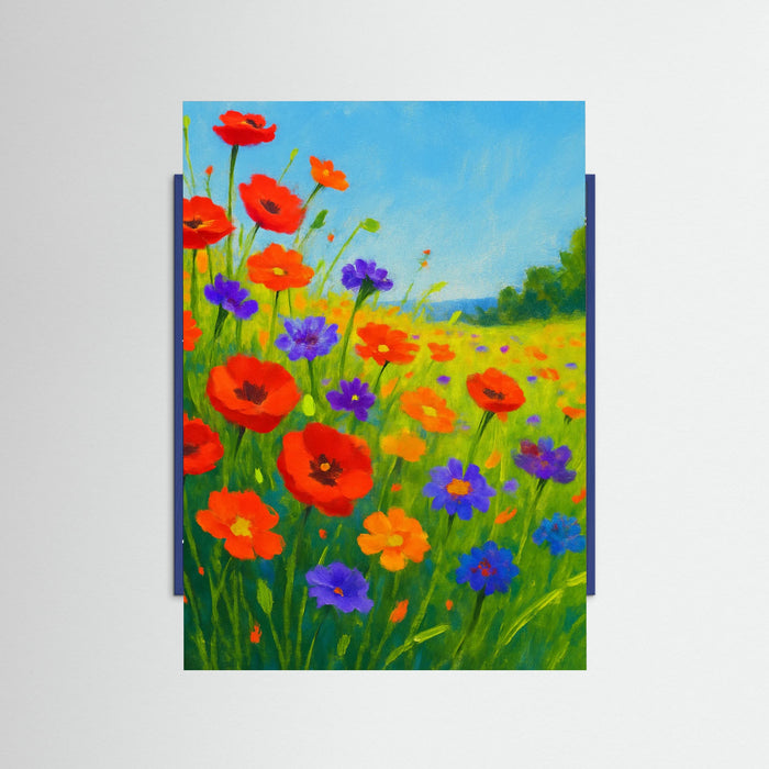Blue Wood Summer Meadow