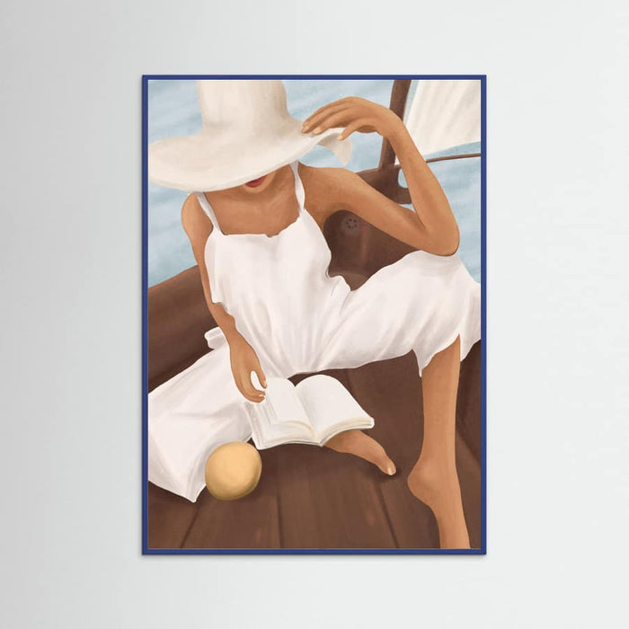 Summer Reading I Poster – poster och konsttryck