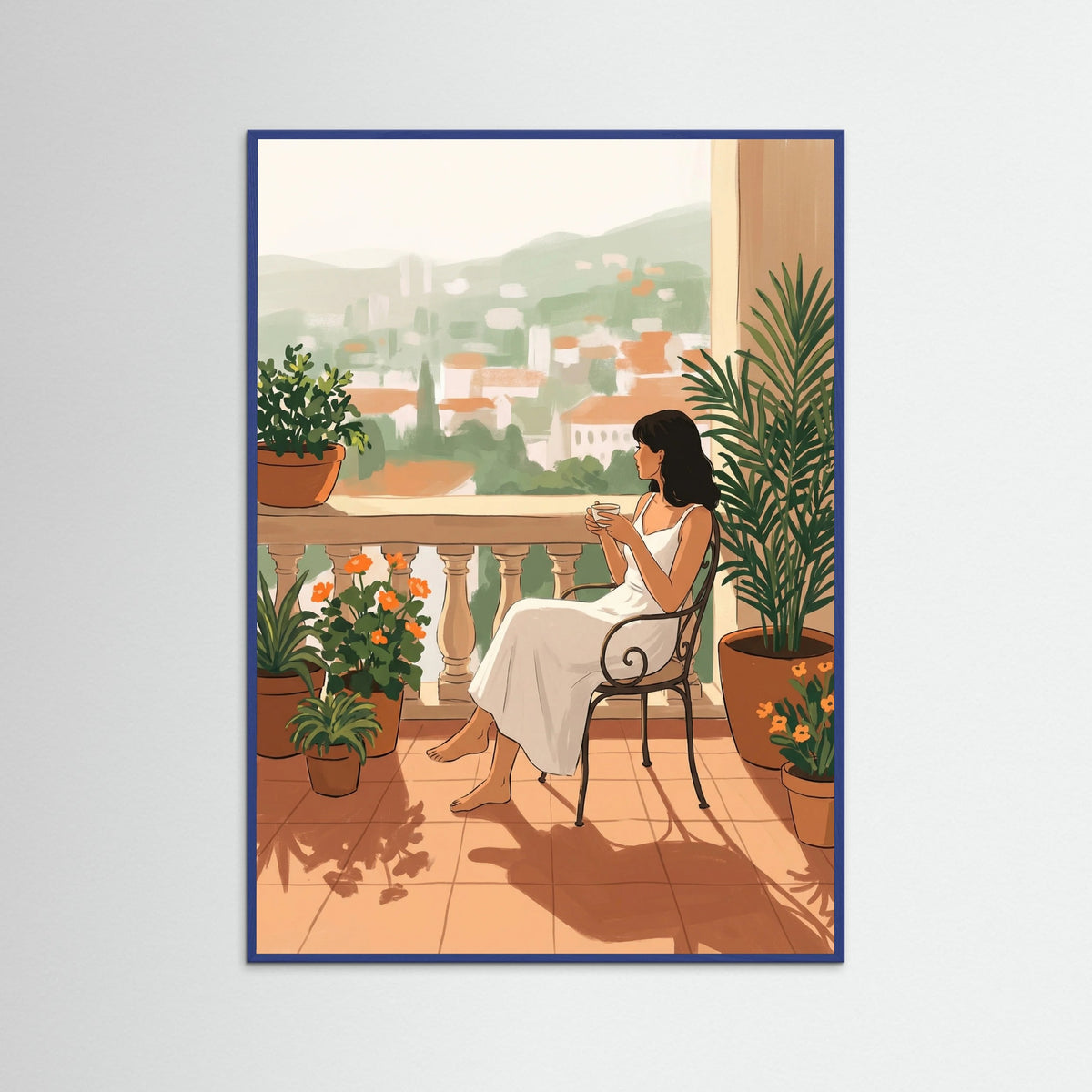 Blue Wood Summer Repose