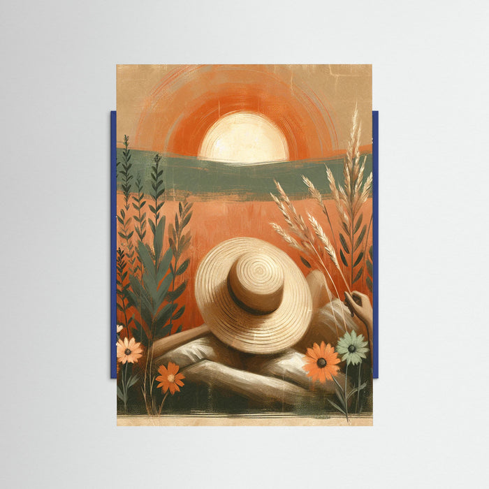 Blue Wood Summer Siesta