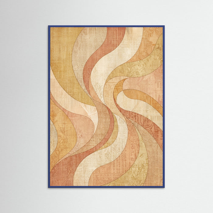 Blue Wood Sunlit Tapestry