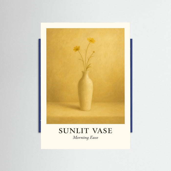Blue Wood Sunlit vase