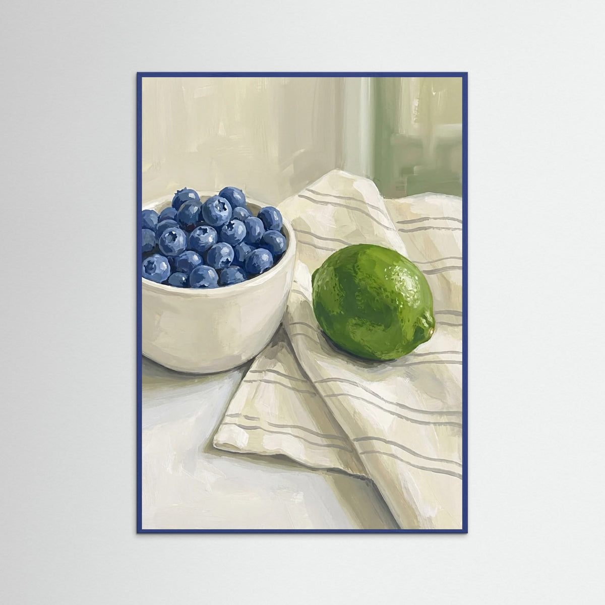 Blue Wood Sunny Citrus Bloom