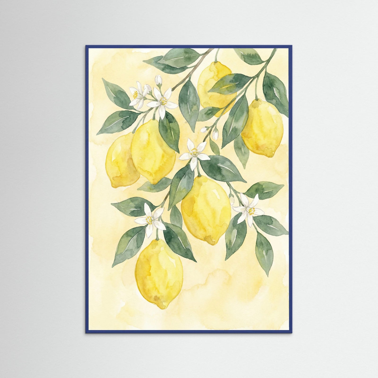 Blue Wood Sunny Orange Grove