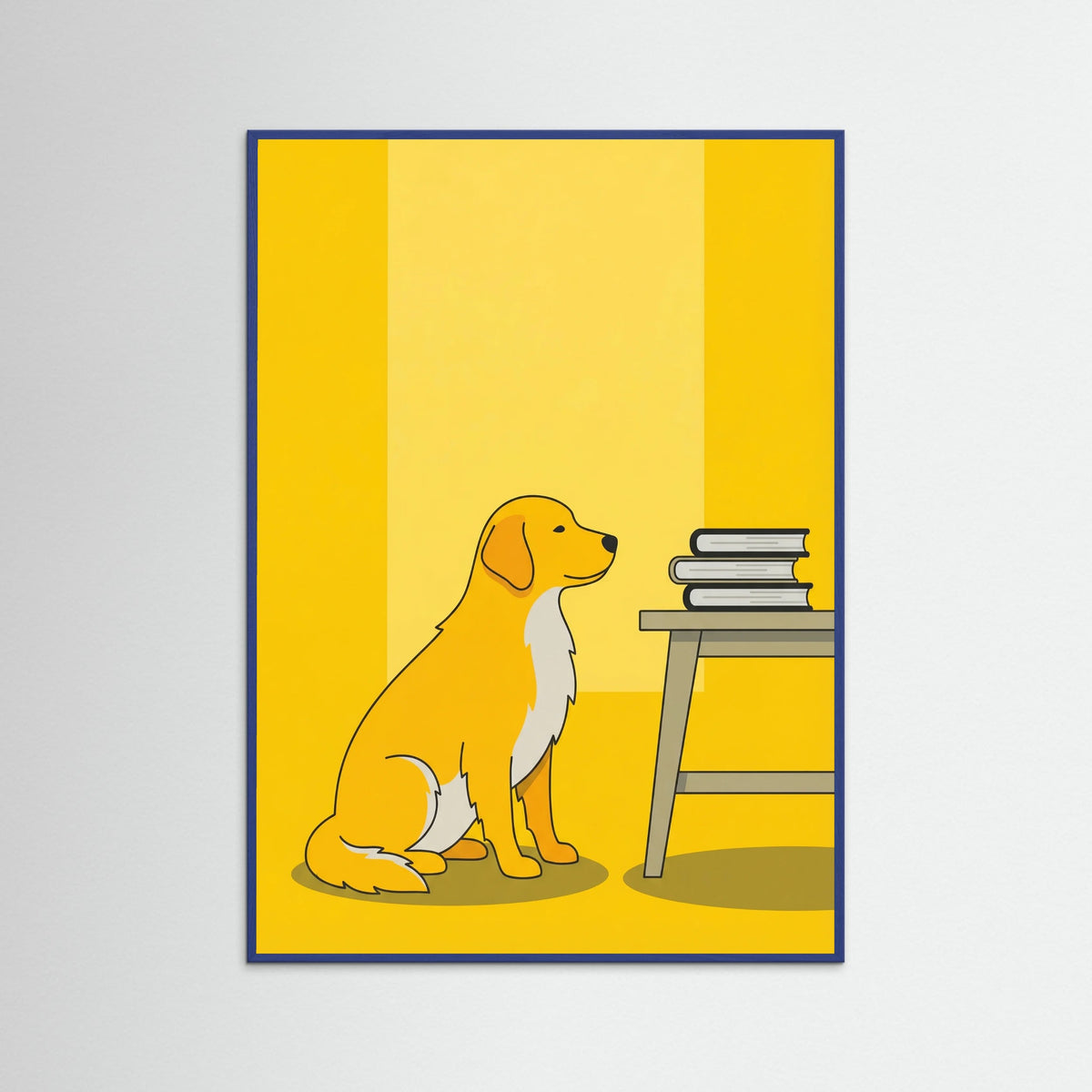 Blue Wood Sunny Serenity