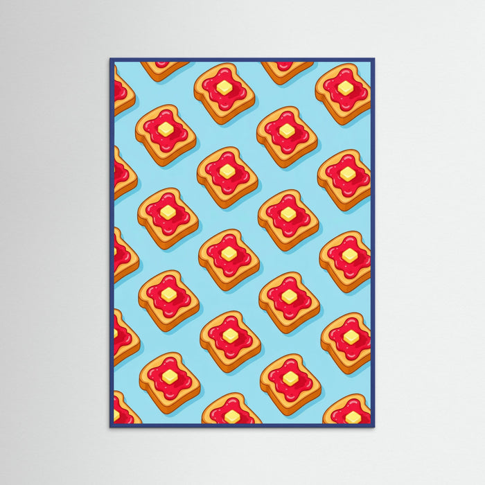 Blue Wood Sunny Side Pattern