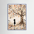 Blue Wood Sunny Silhouettes