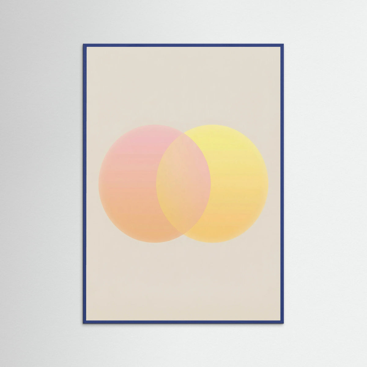 Blue Wood Sunset Gradient Orb