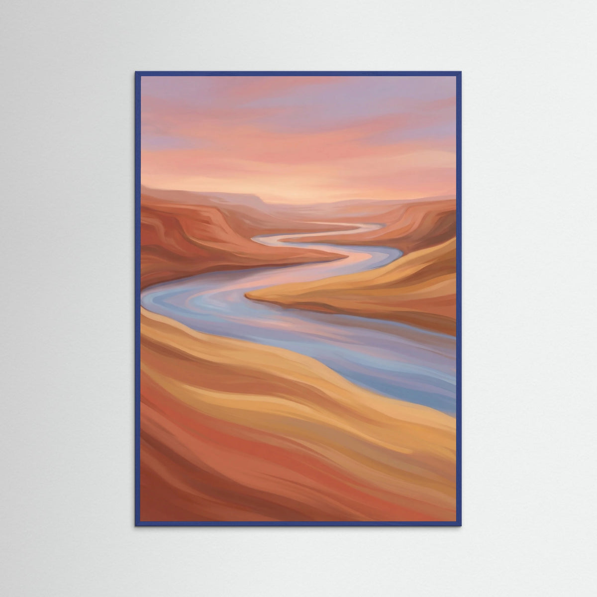 Blue Wood Sunset Slopes