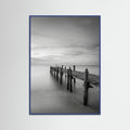 Blue Wood Surfboard Serenity
