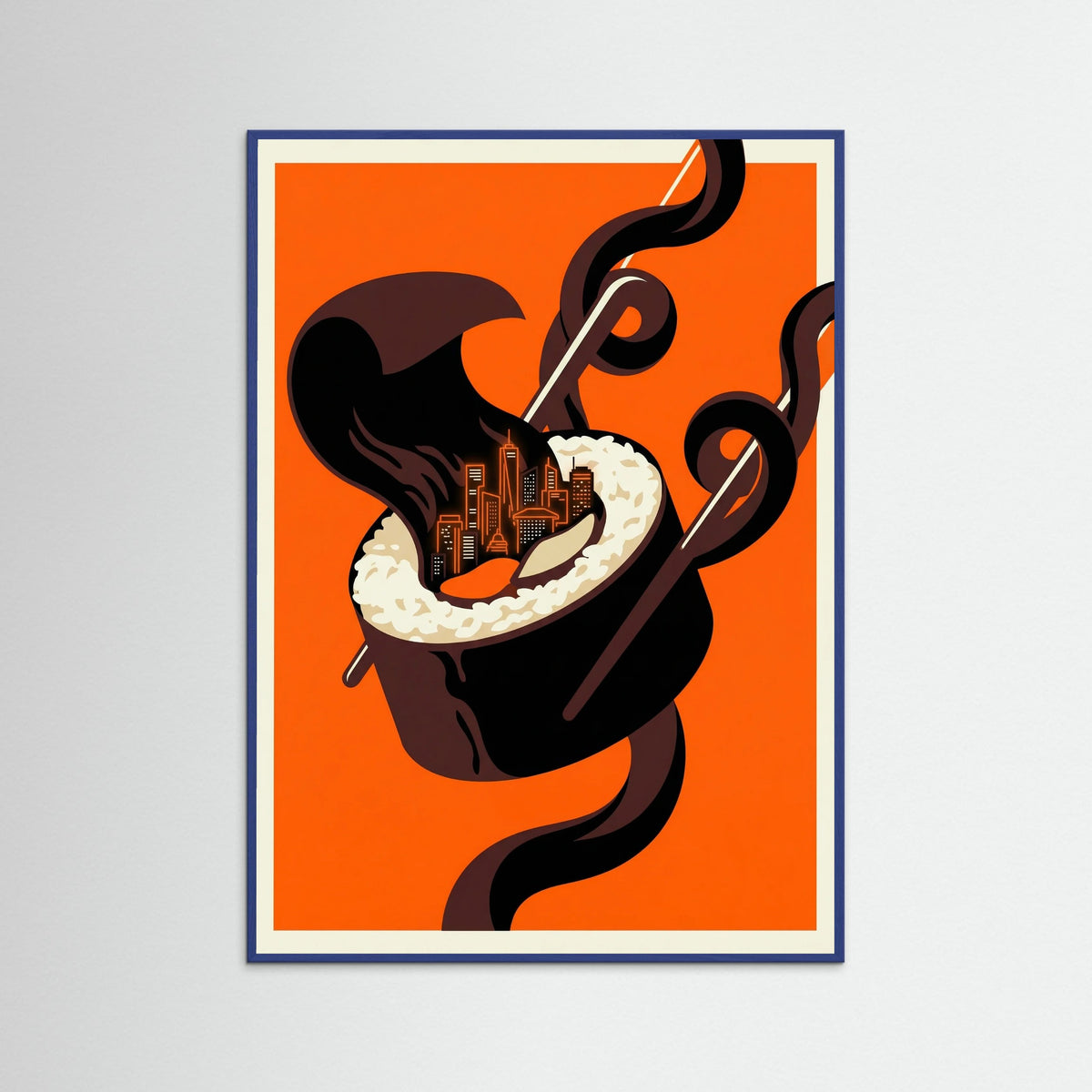 Blue Wood Surreal Shibuya Banana