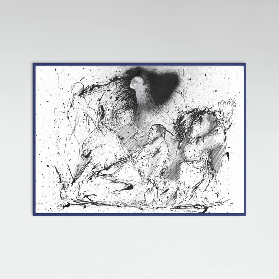 Surrealist Drawing Poster – poster and art print