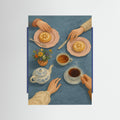 Blue Wood Tea Time Arrangement 3