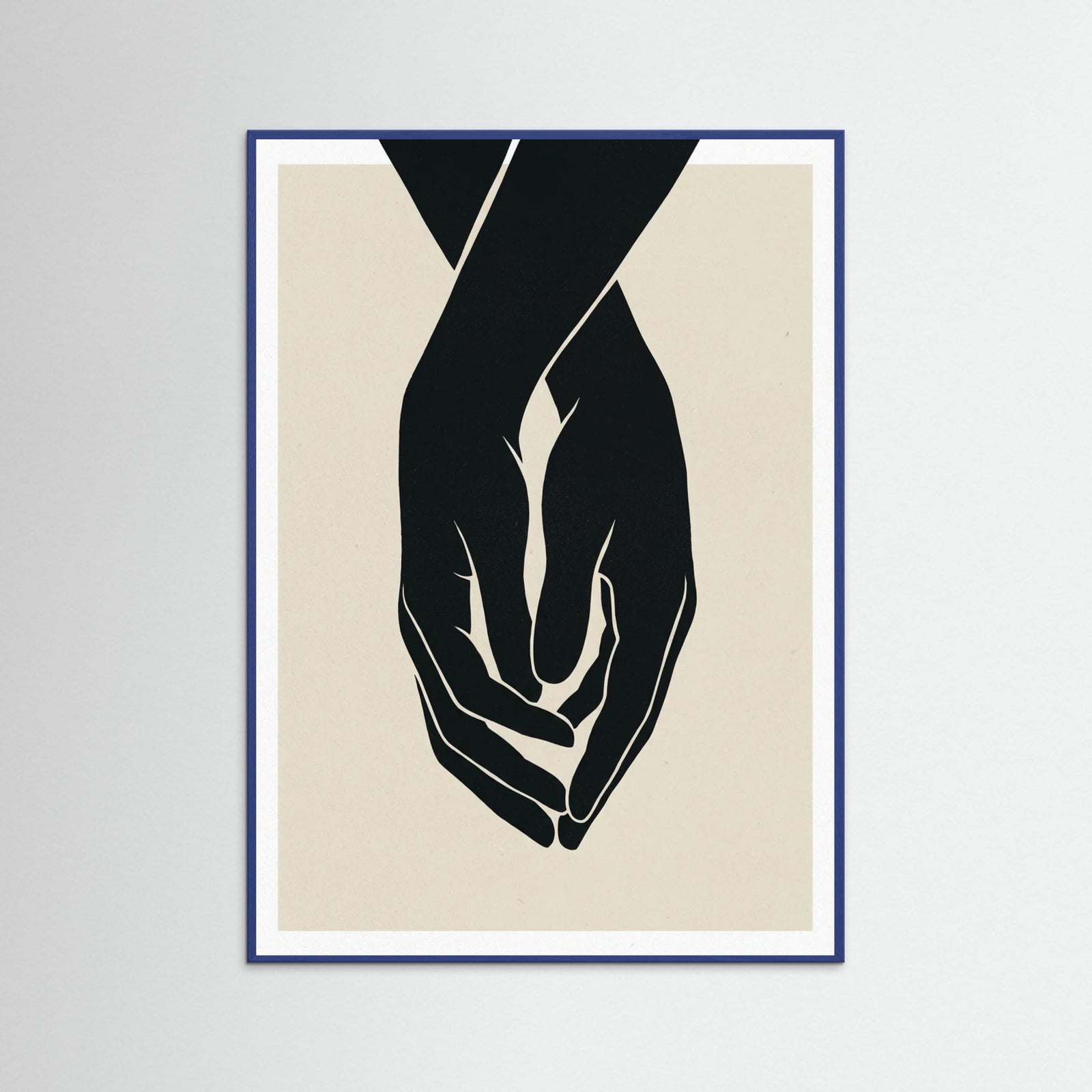 Blue Wood Tender Embrace