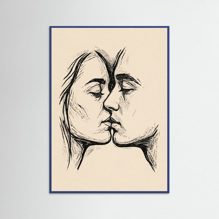Blue Wood Tender Embrace