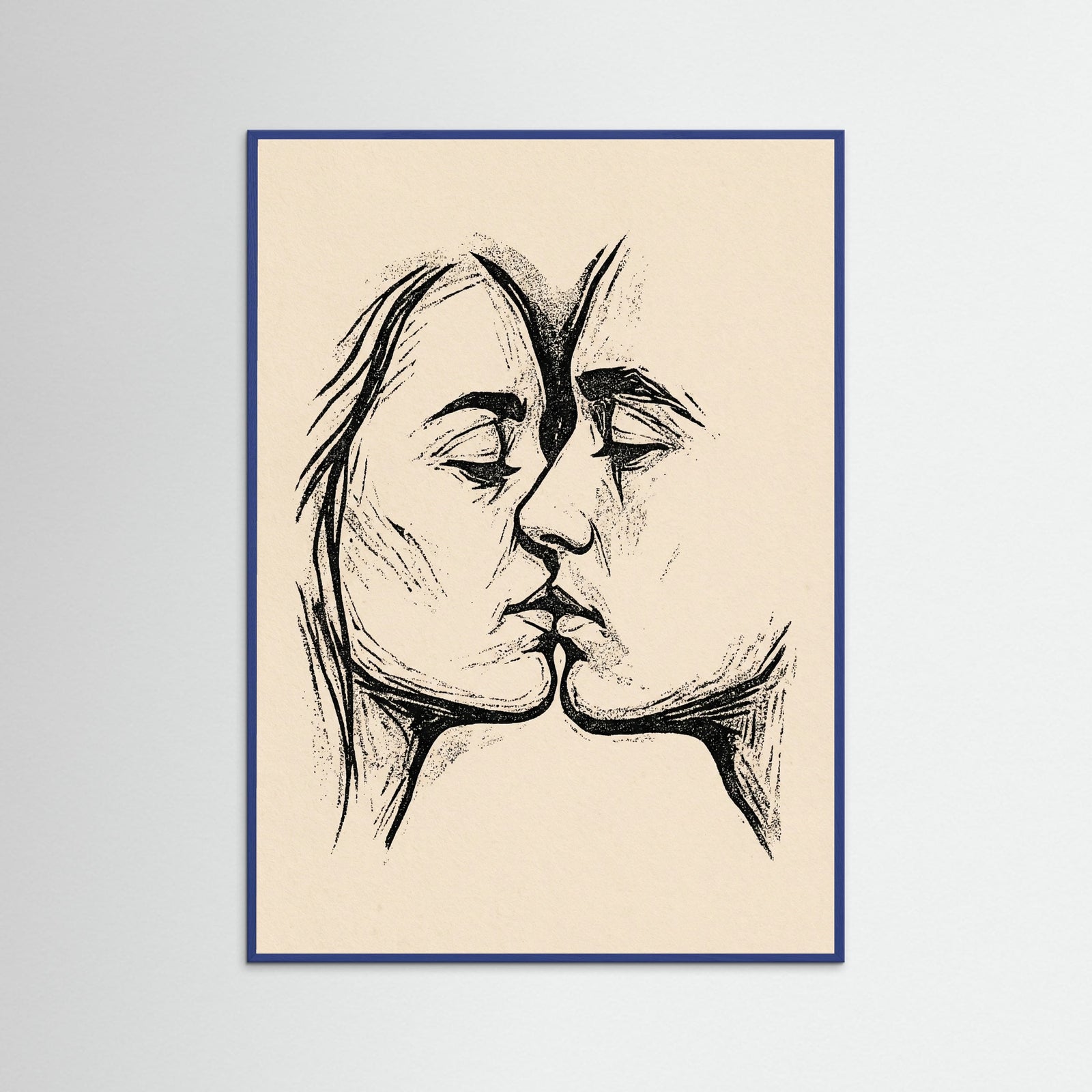 Blue Wood Tender Embrace