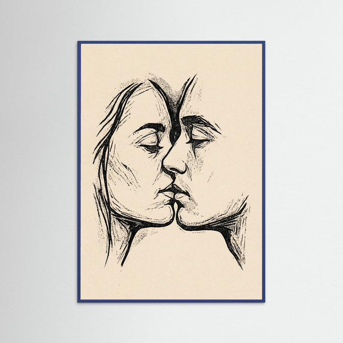 Blue Wood Tender Embrace