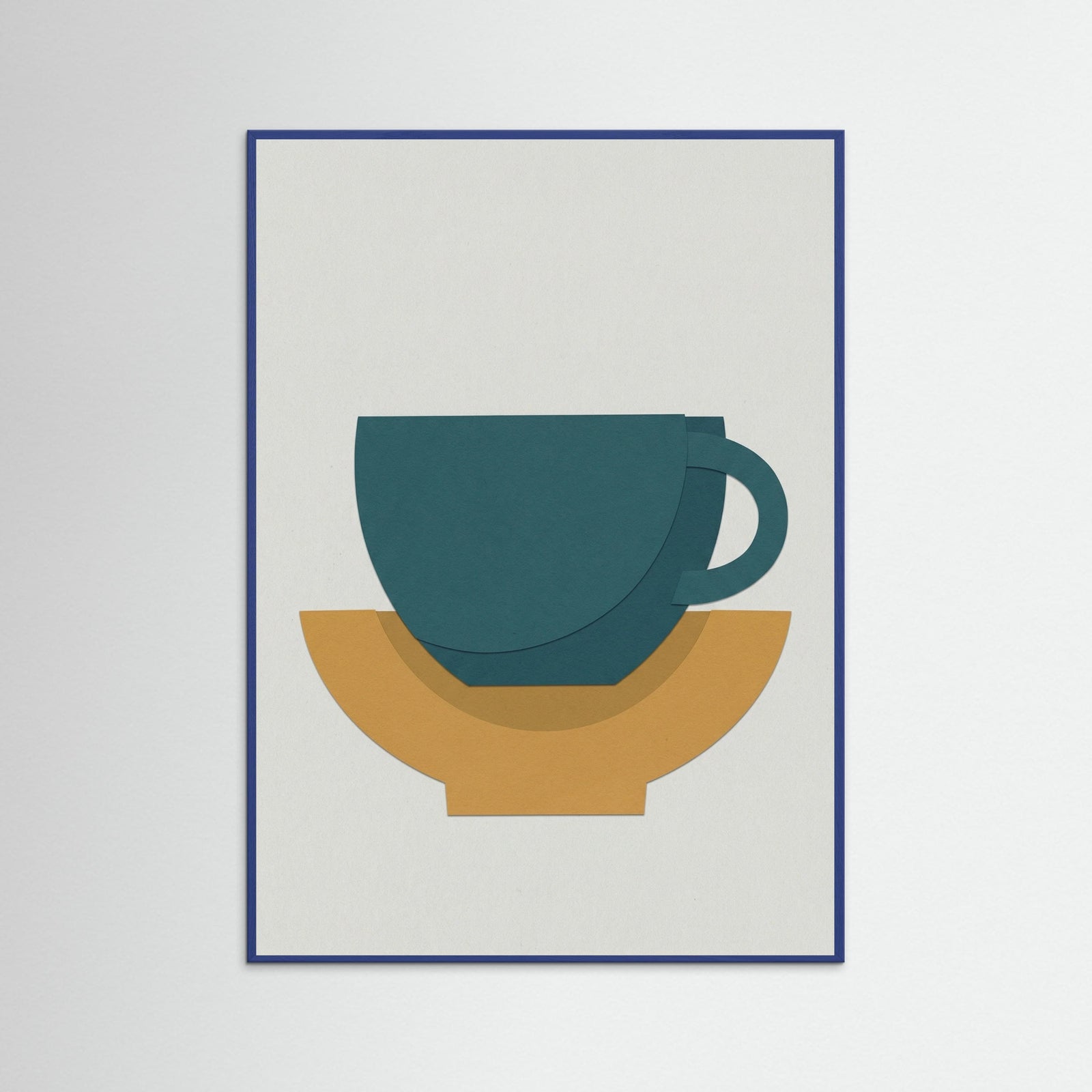 Blue Wood Terracotta Vessel