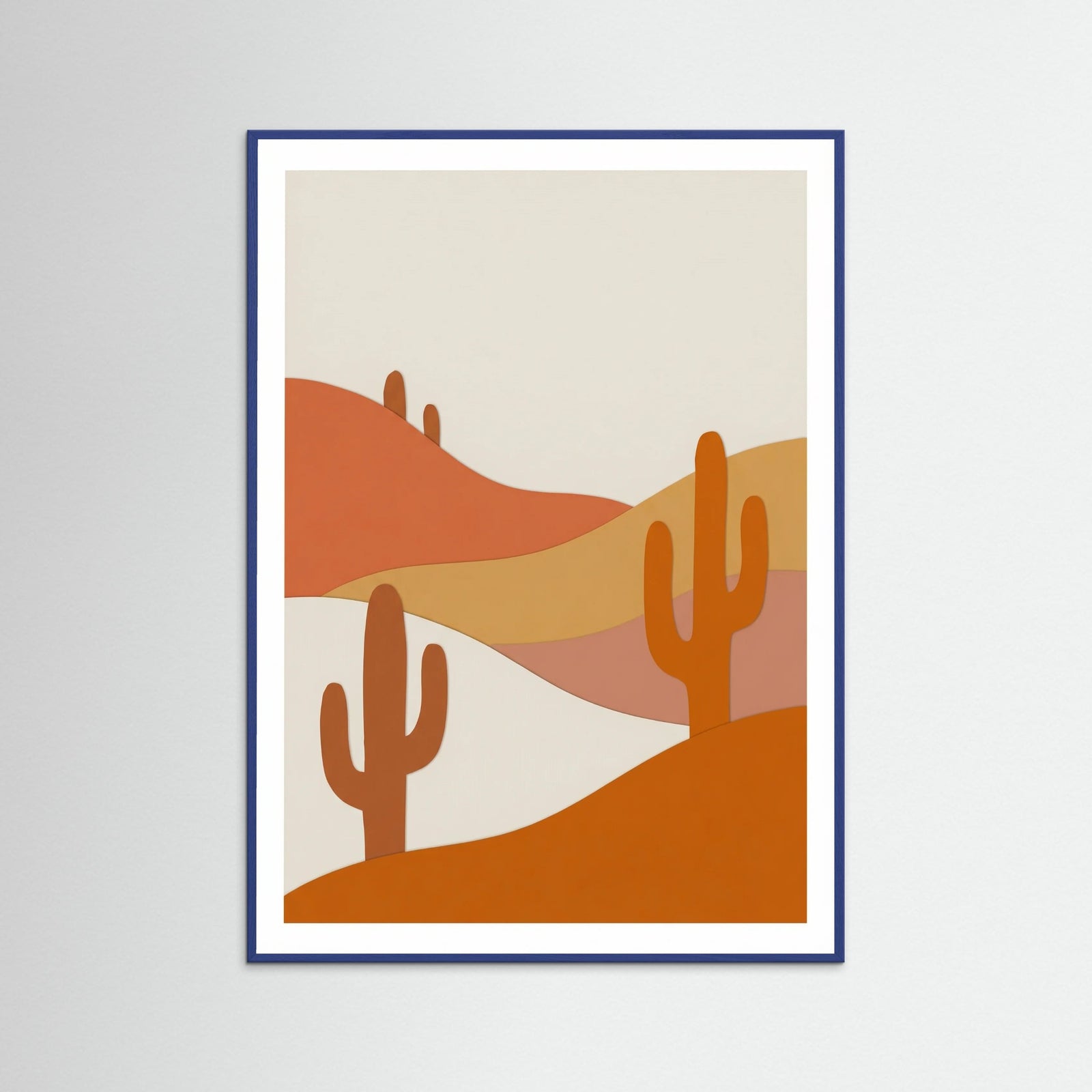 Blue Wood Terracotta Vessel