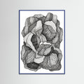 Blue Wood Textural Flow