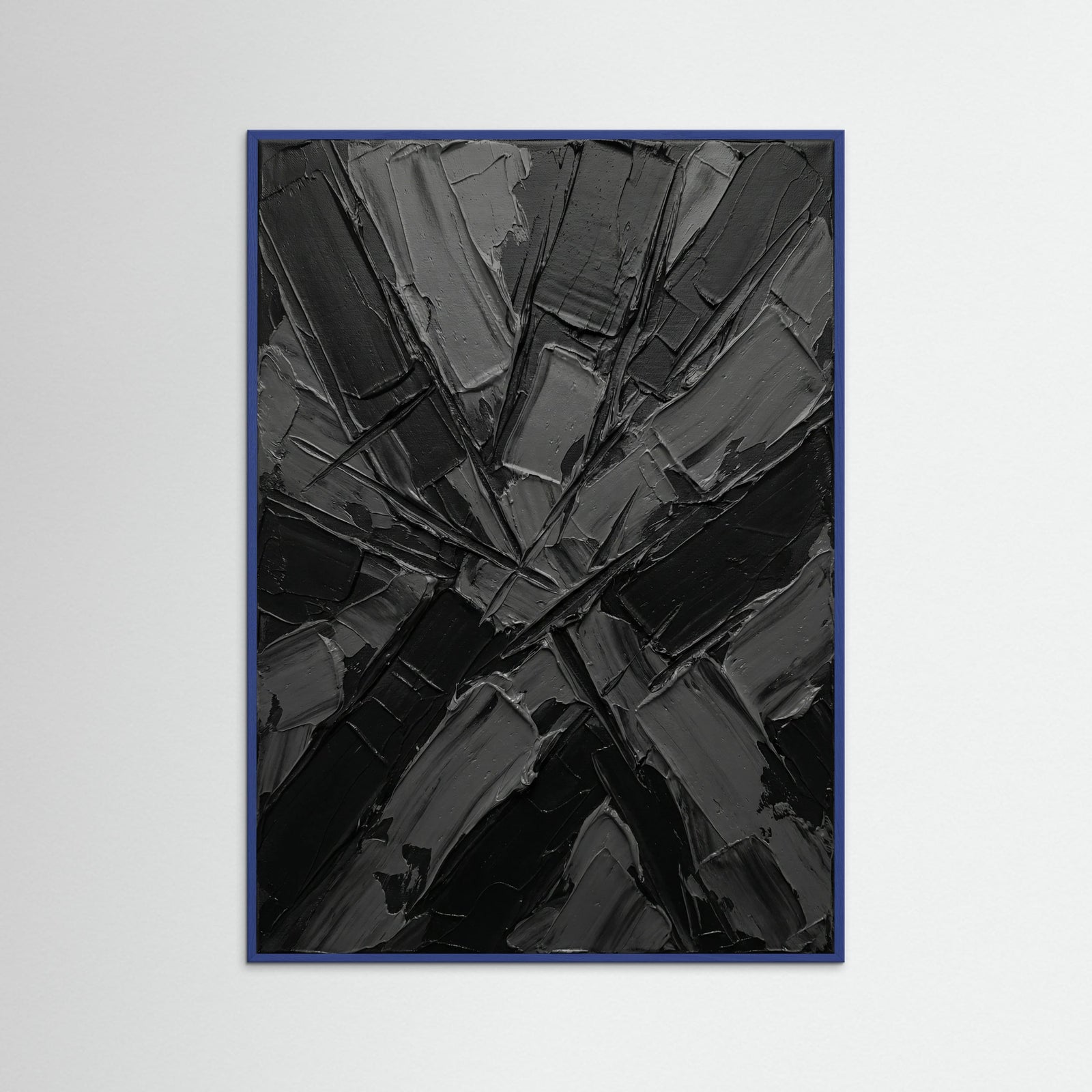 Blue Wood Textured Abyss