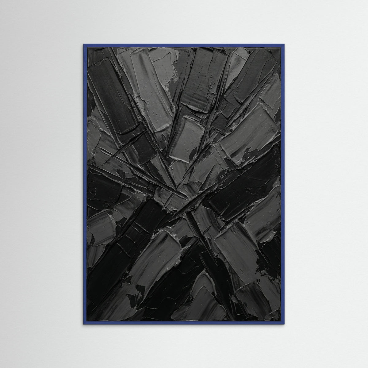 Blue Wood Textured Abyss