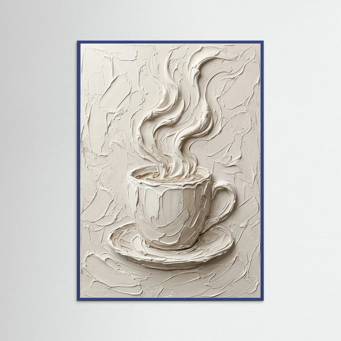 Blue Wood Textured Elegance