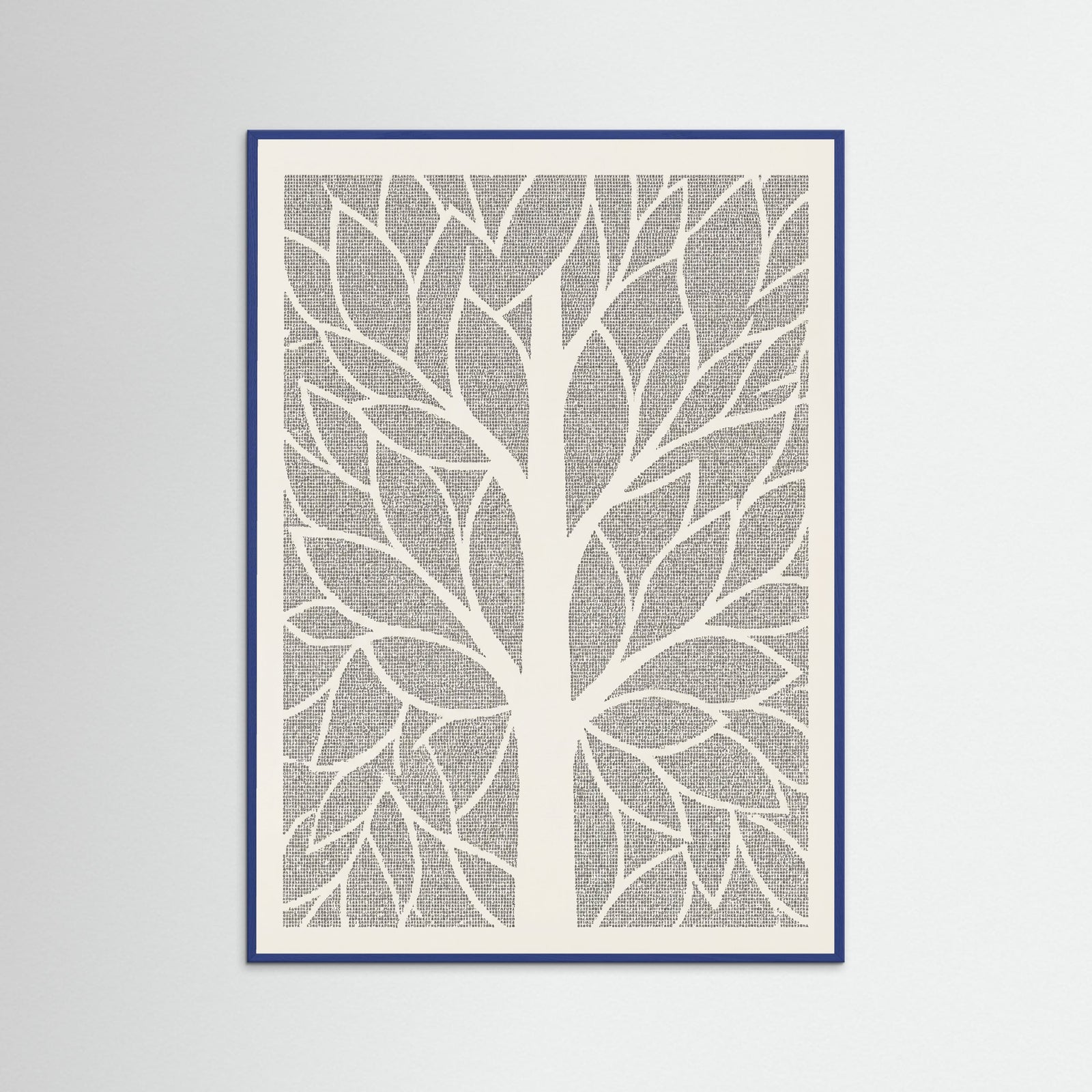 Blue Wood Textured Voids